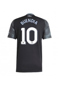 Aston Villa Emiliano Buendia #10 Jalkapallovaatteet Vieraspaita 2025-26 Lyhythihainen